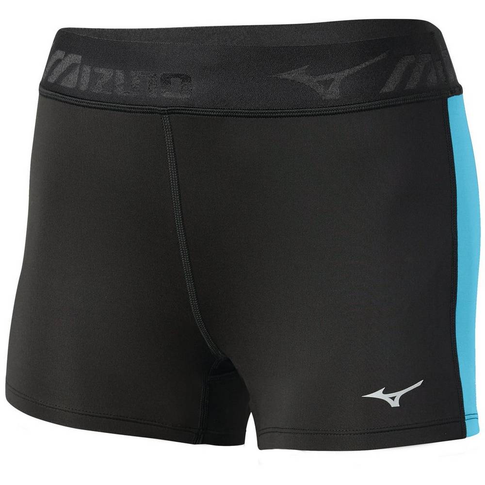 Collant Mizuno Running Impulse Core Short Donna - Nere/Blu Verde Acqua - 67924-PJNU